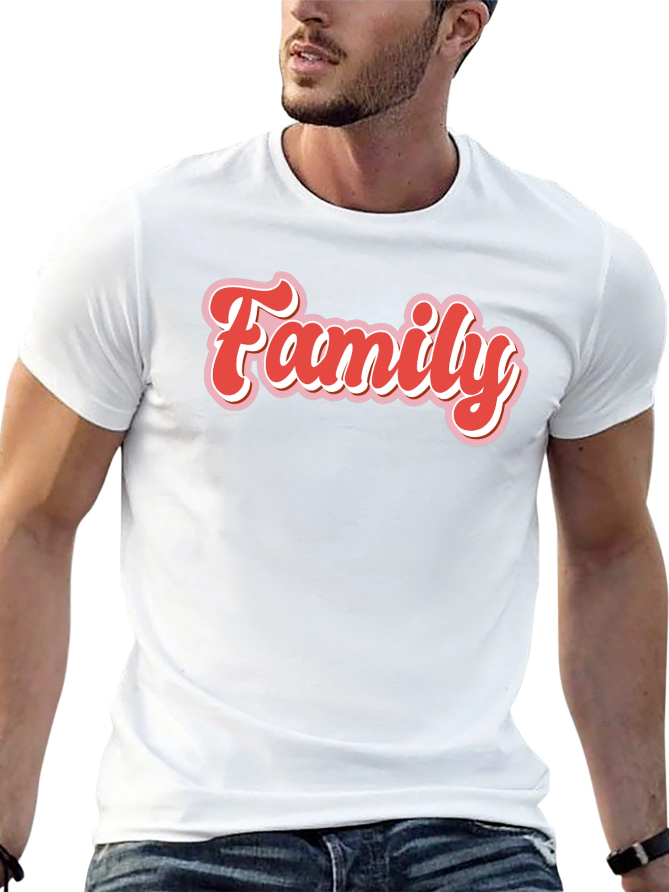 Retro Family Graphic Tee - Stylish & Comfortable