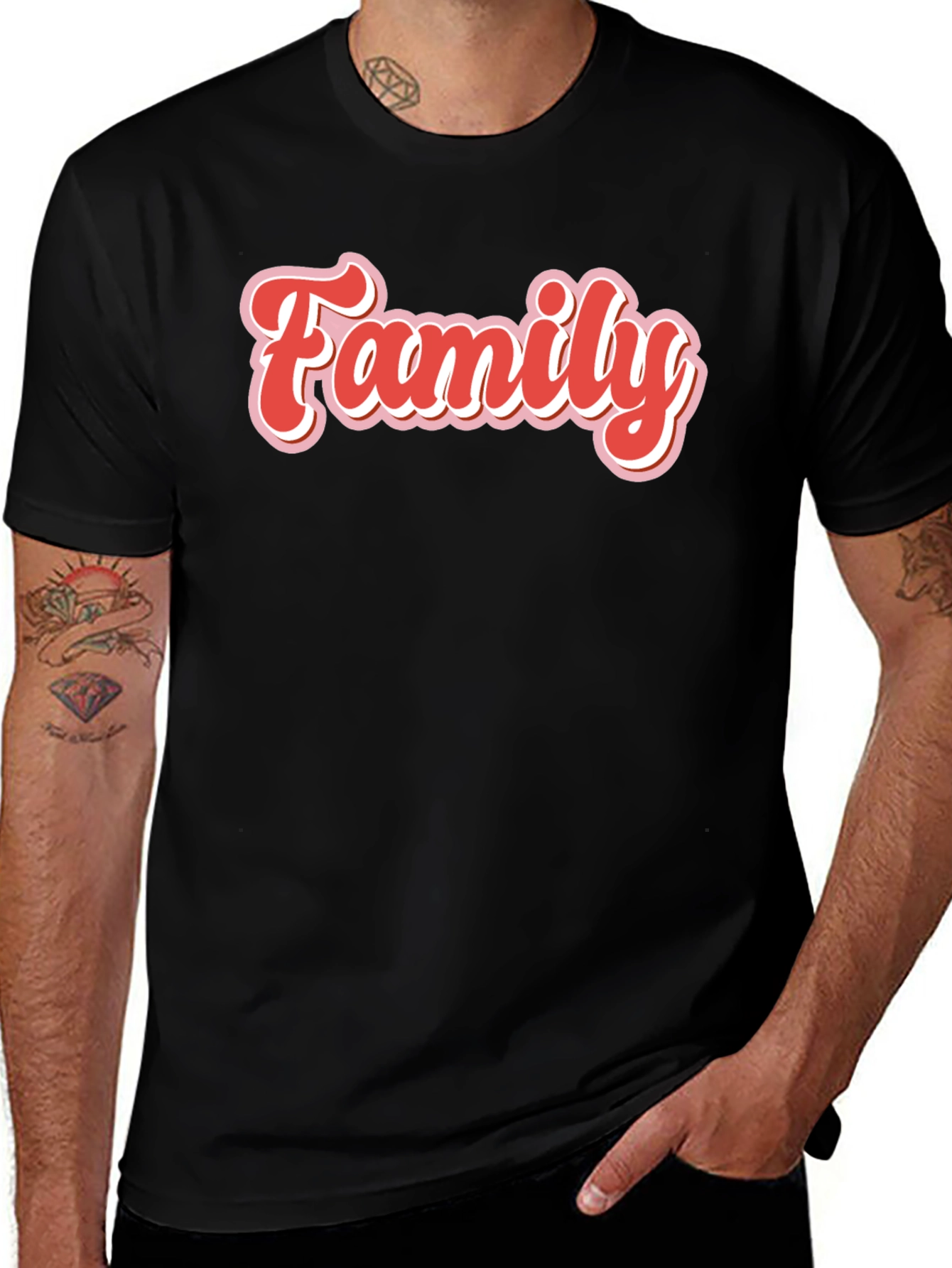 Retro Family Graphic Tee - Stylish & Comfortable