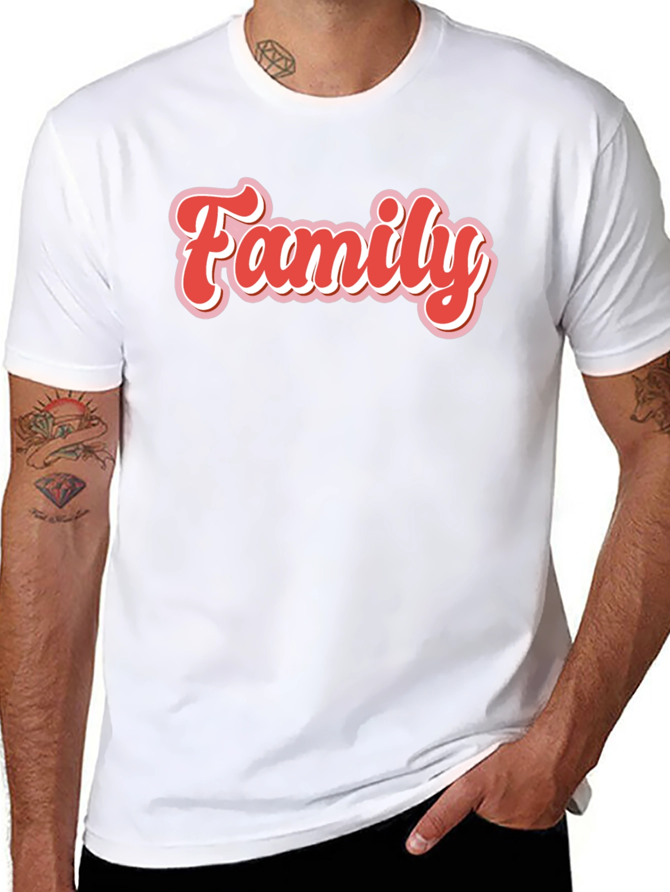 Retro Family Graphic Tee - Stylish & Comfortable