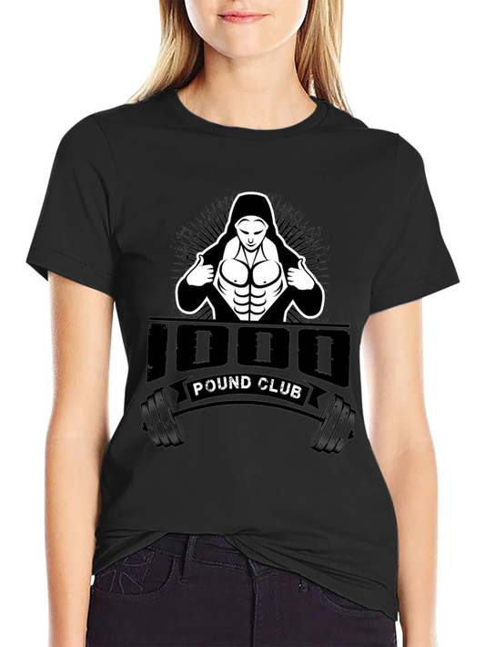 1000 Pound Club Graphic Tee - Black