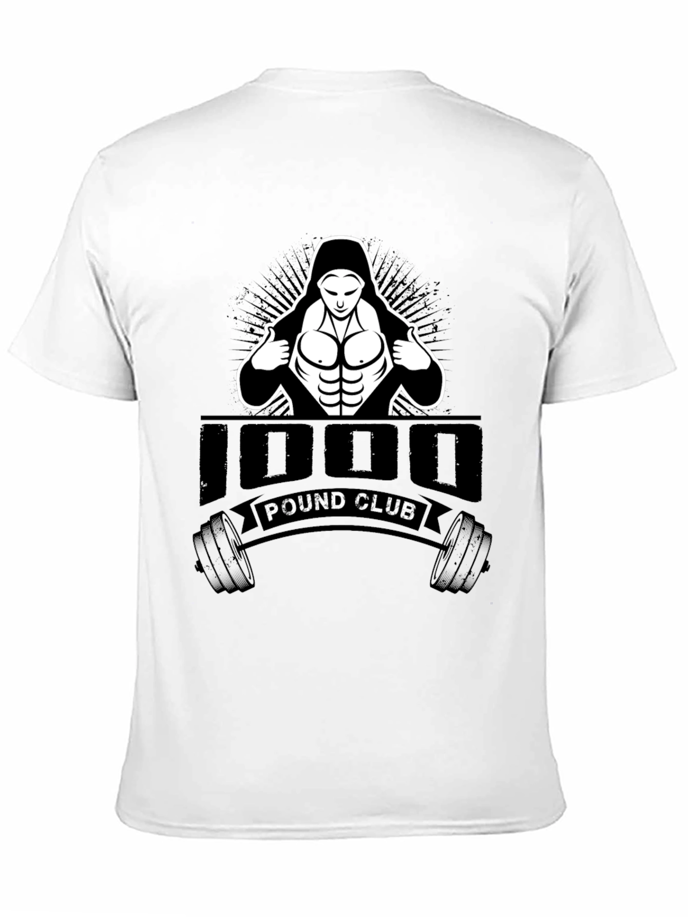 1000 Pound Club Graphic Tee - Black