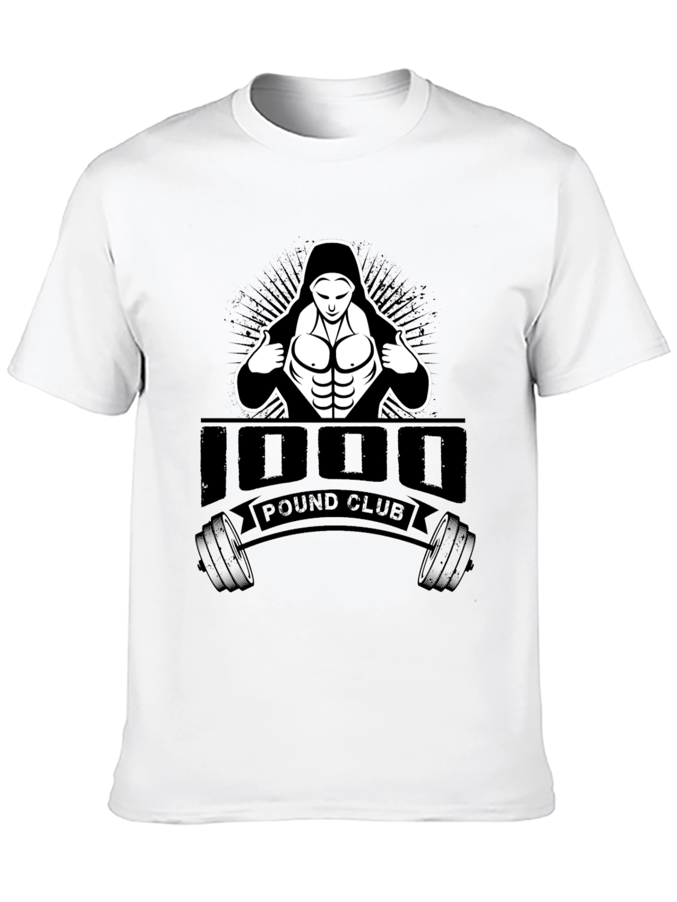 1000 Pound Club Graphic Tee - Black