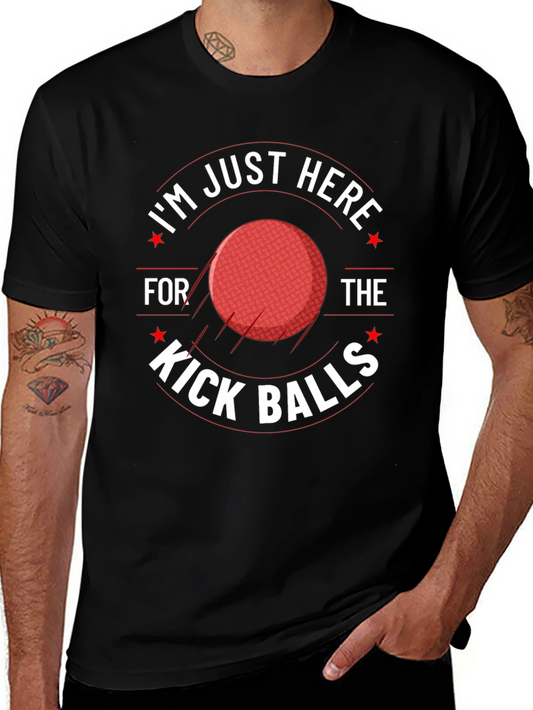 Kick Balls Graphic T-Shirt -  Comfortable and Funny