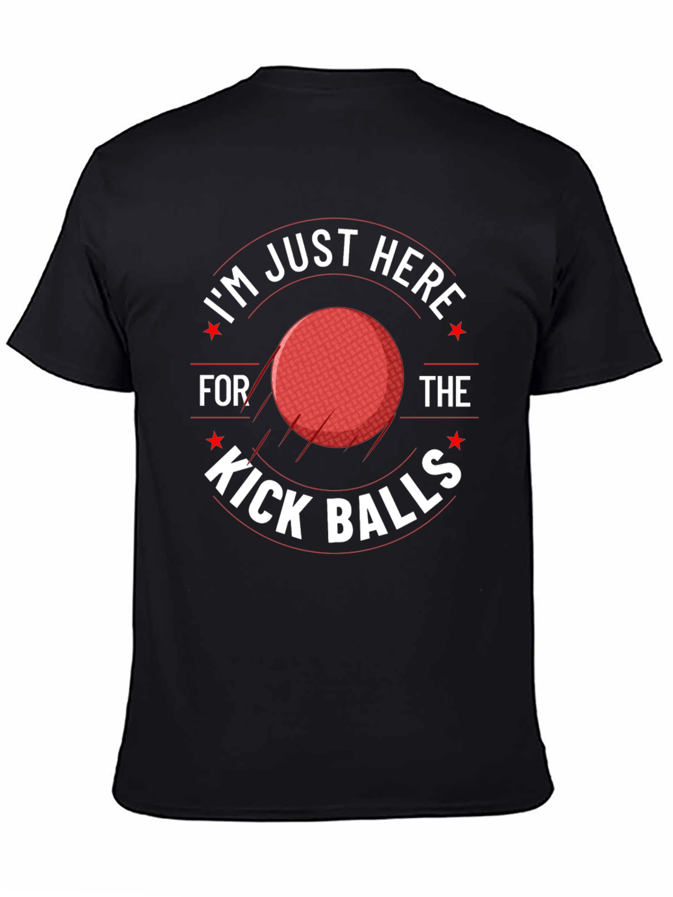 Kick Balls Graphic T-Shirt -  Comfortable and Funny