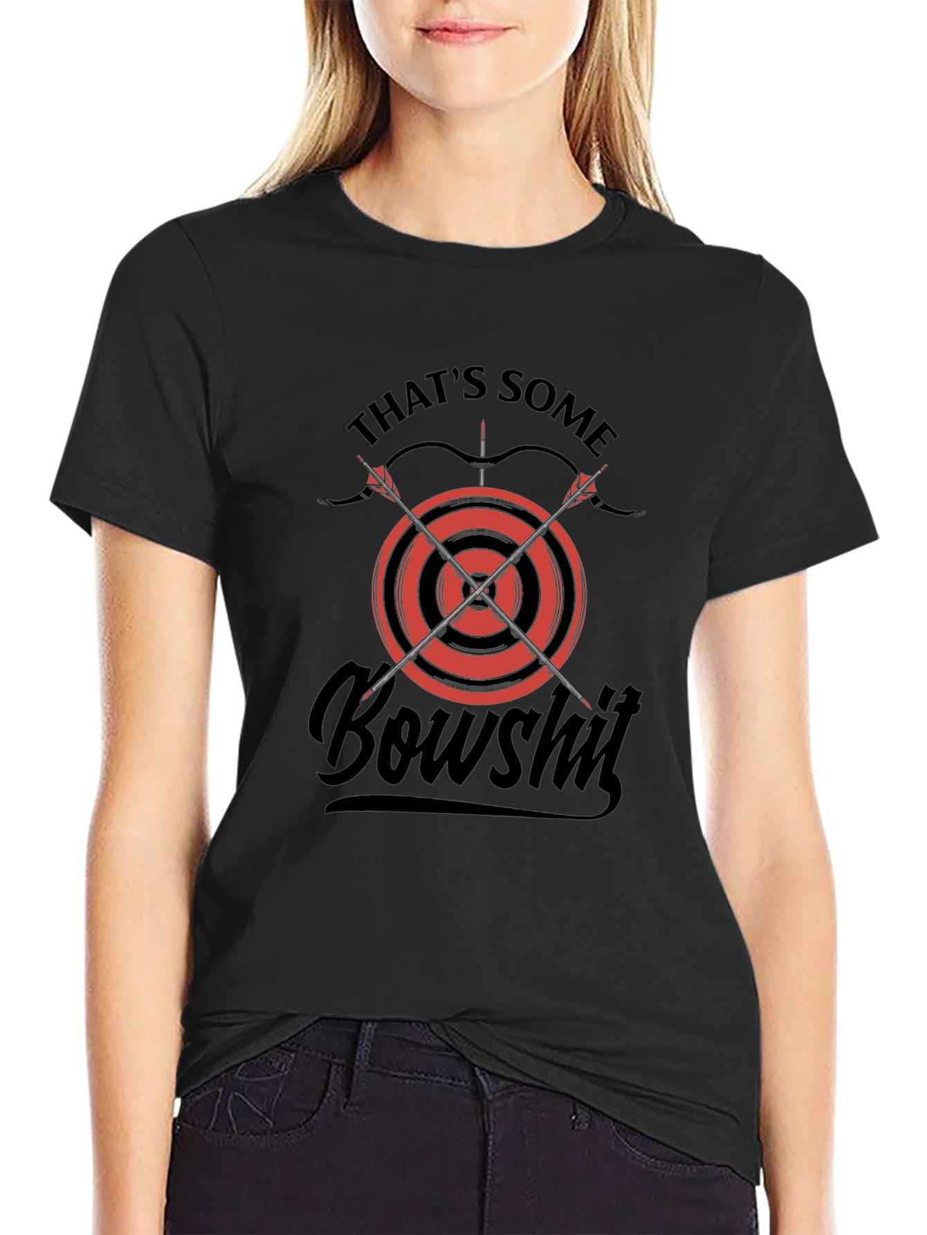 Thats Some Bowshit Graphic T-Shirt - Archery Humor