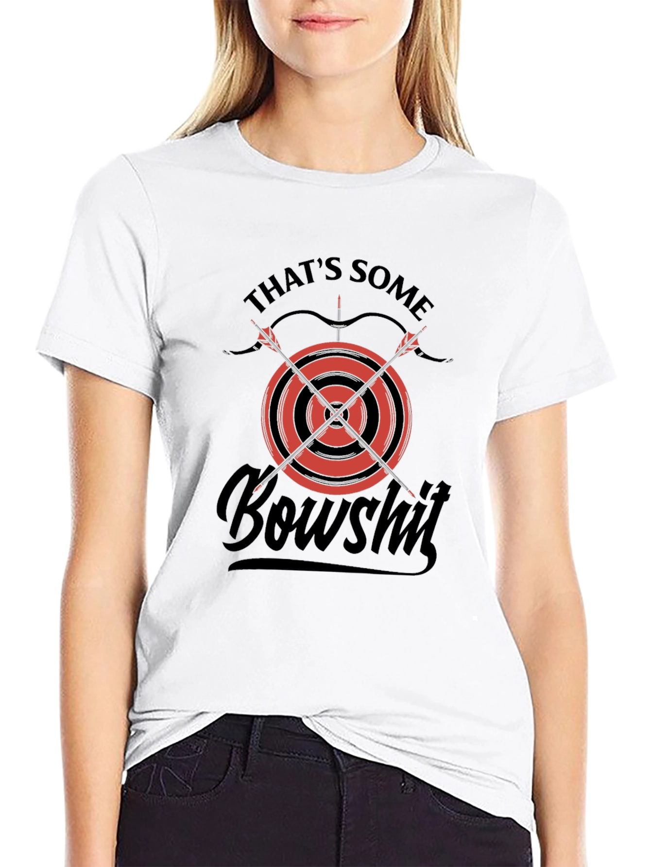 Thats Some Bowshit Graphic T-Shirt - Archery Humor