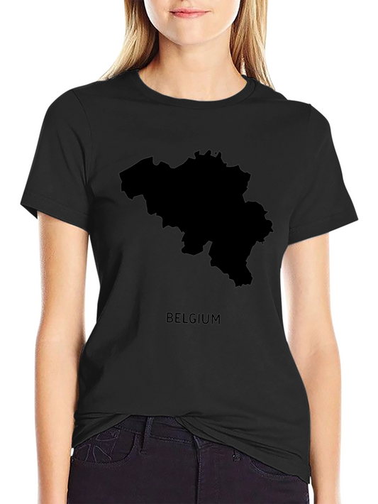 Belgium Map T-Shirt - Stylish Country Pride Tee