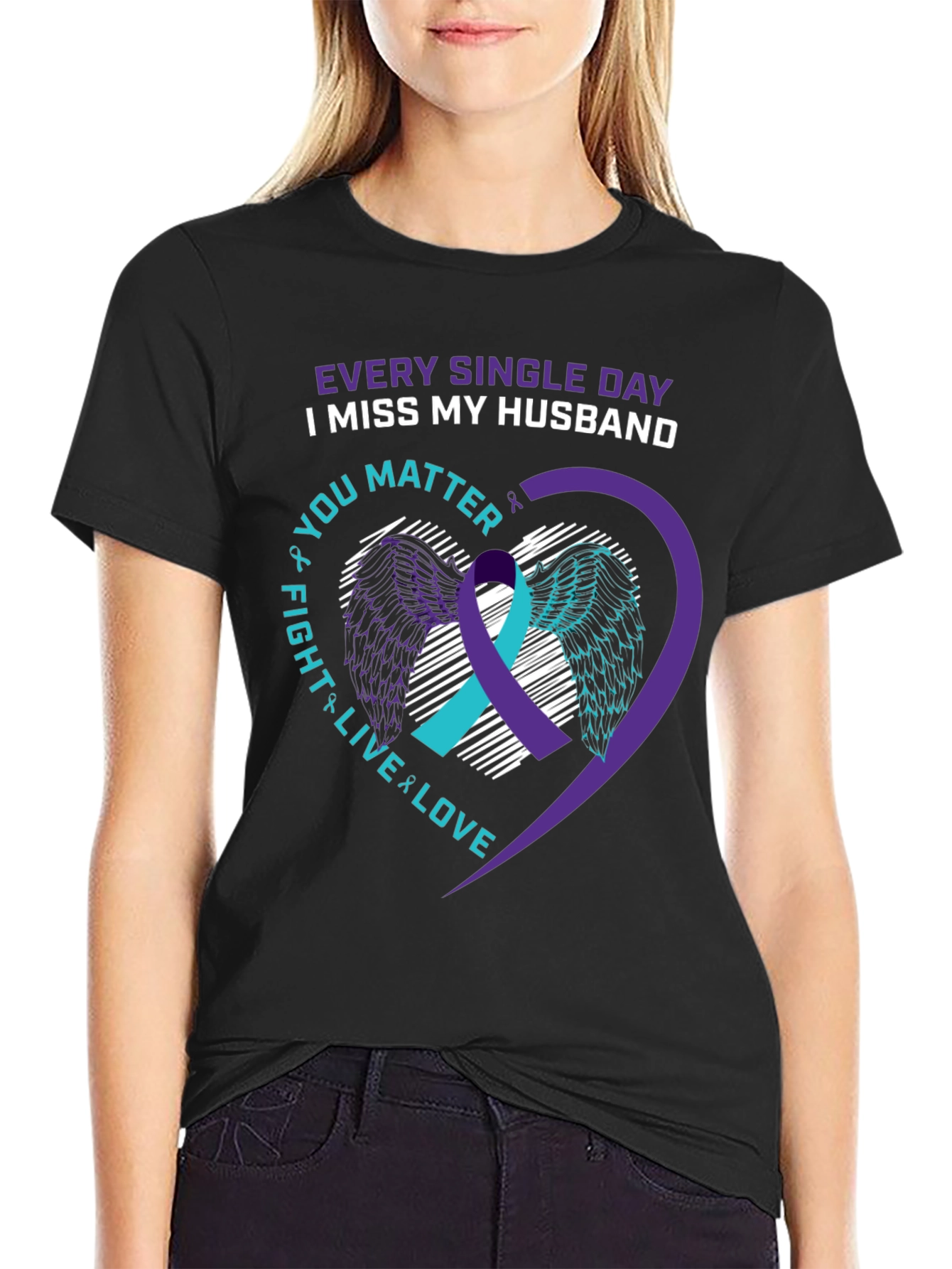 I Miss My Husband Graphic Tee