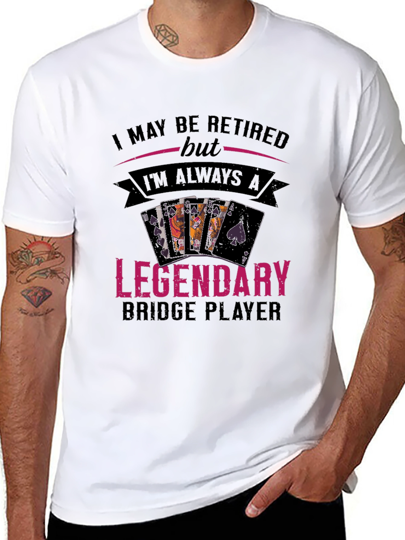 Retired Legendary Bridge Player T-Shirt