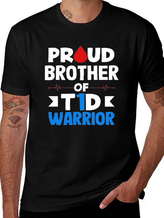 Proud Brother of T1D Warrior T-Shirt