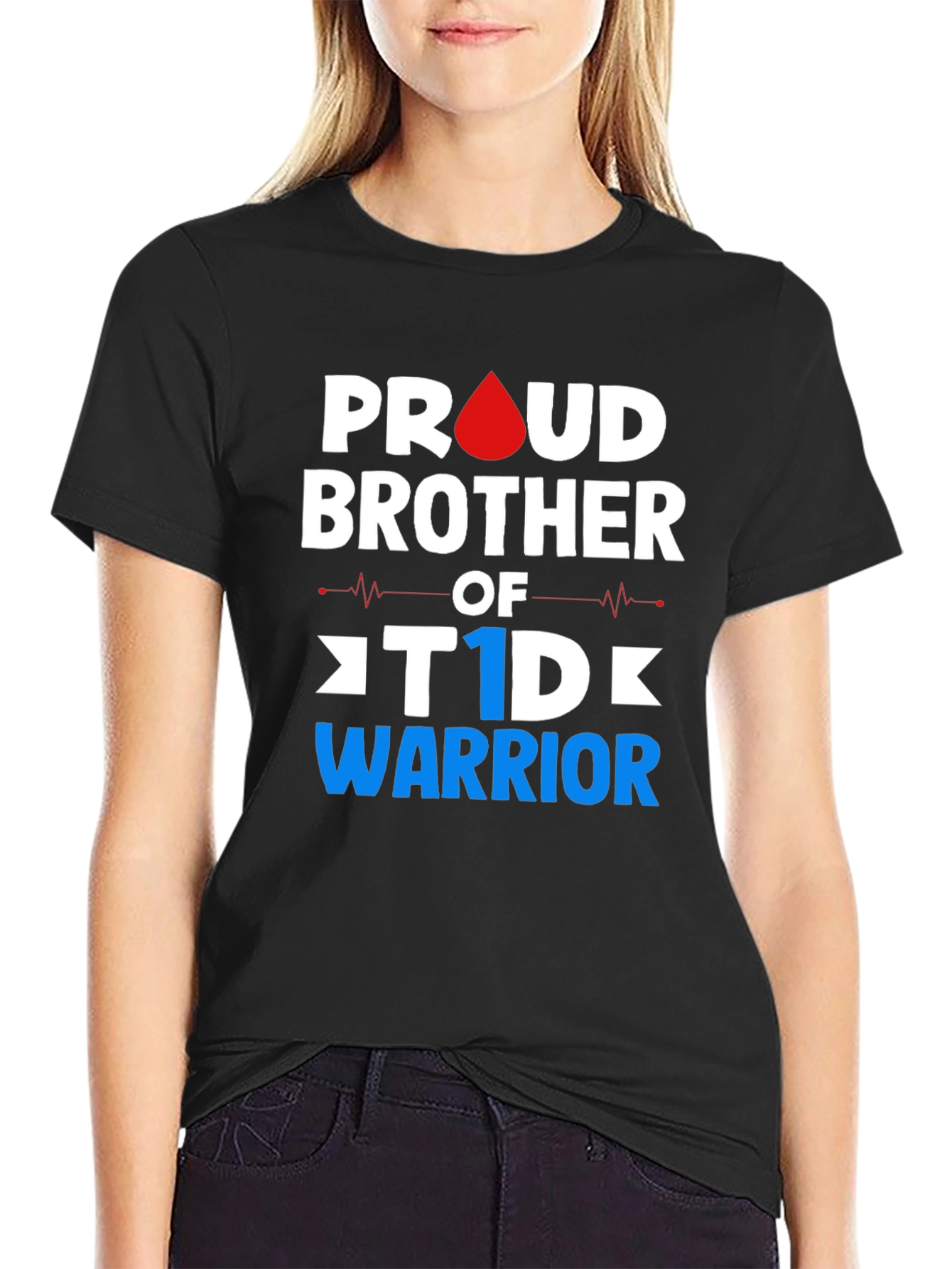 Proud Brother of T1D Warrior T-Shirt
