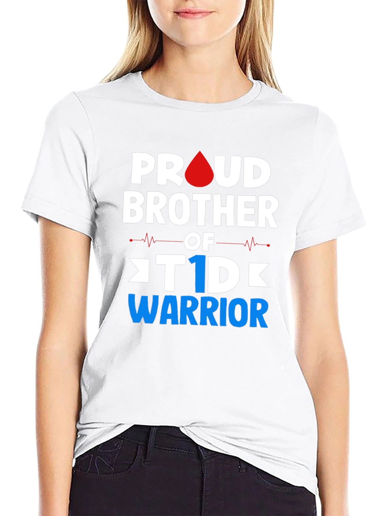 Proud Brother of T1D Warrior T-Shirt