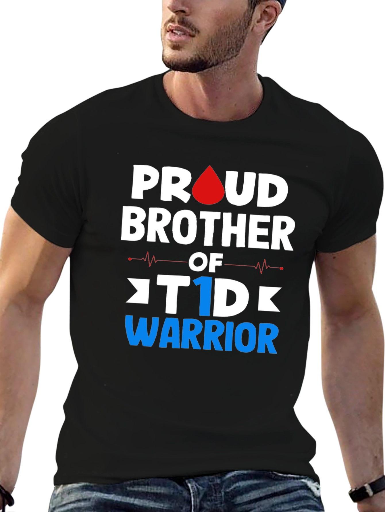 Proud Brother of T1D Warrior T-Shirt