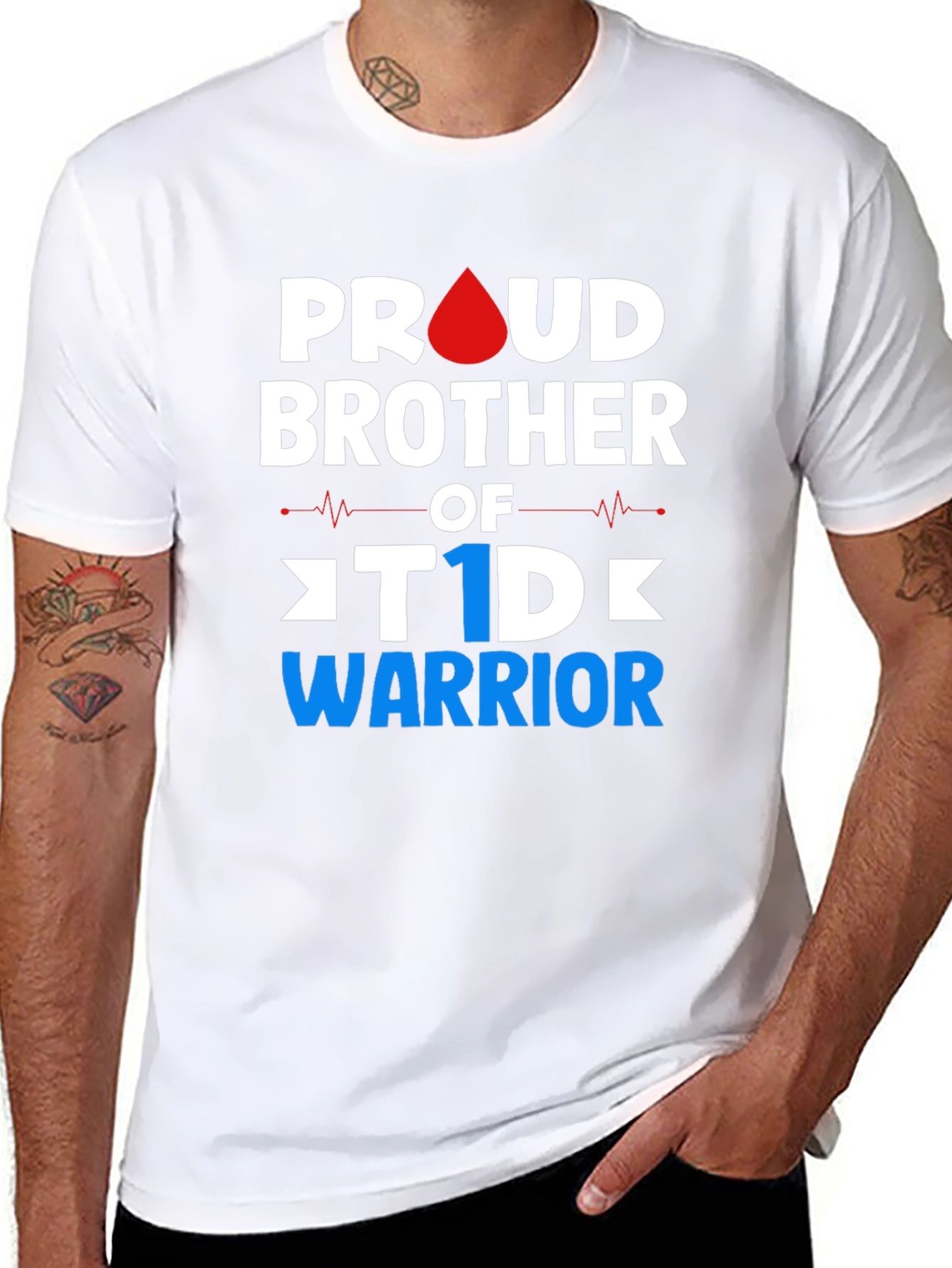 Proud Brother of T1D Warrior T-Shirt