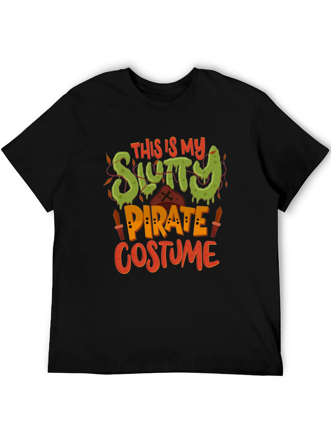 Slutty Pirate Costume T-Shirt - Halloween Tee