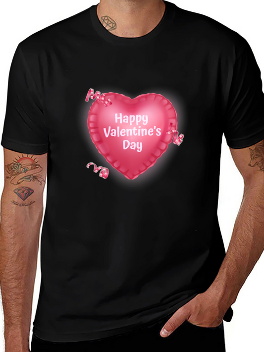 Valentines Day Heart Graphic T-Shirt