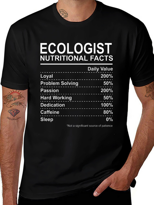 Ecologist Nutritional Facts T-Shirt