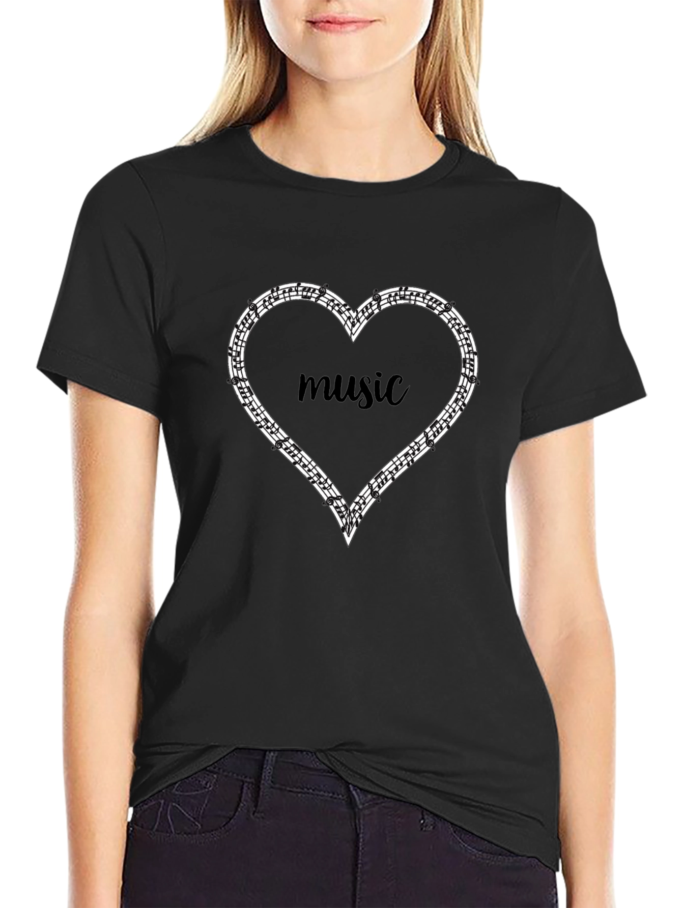 Music Heart Graphic Tee