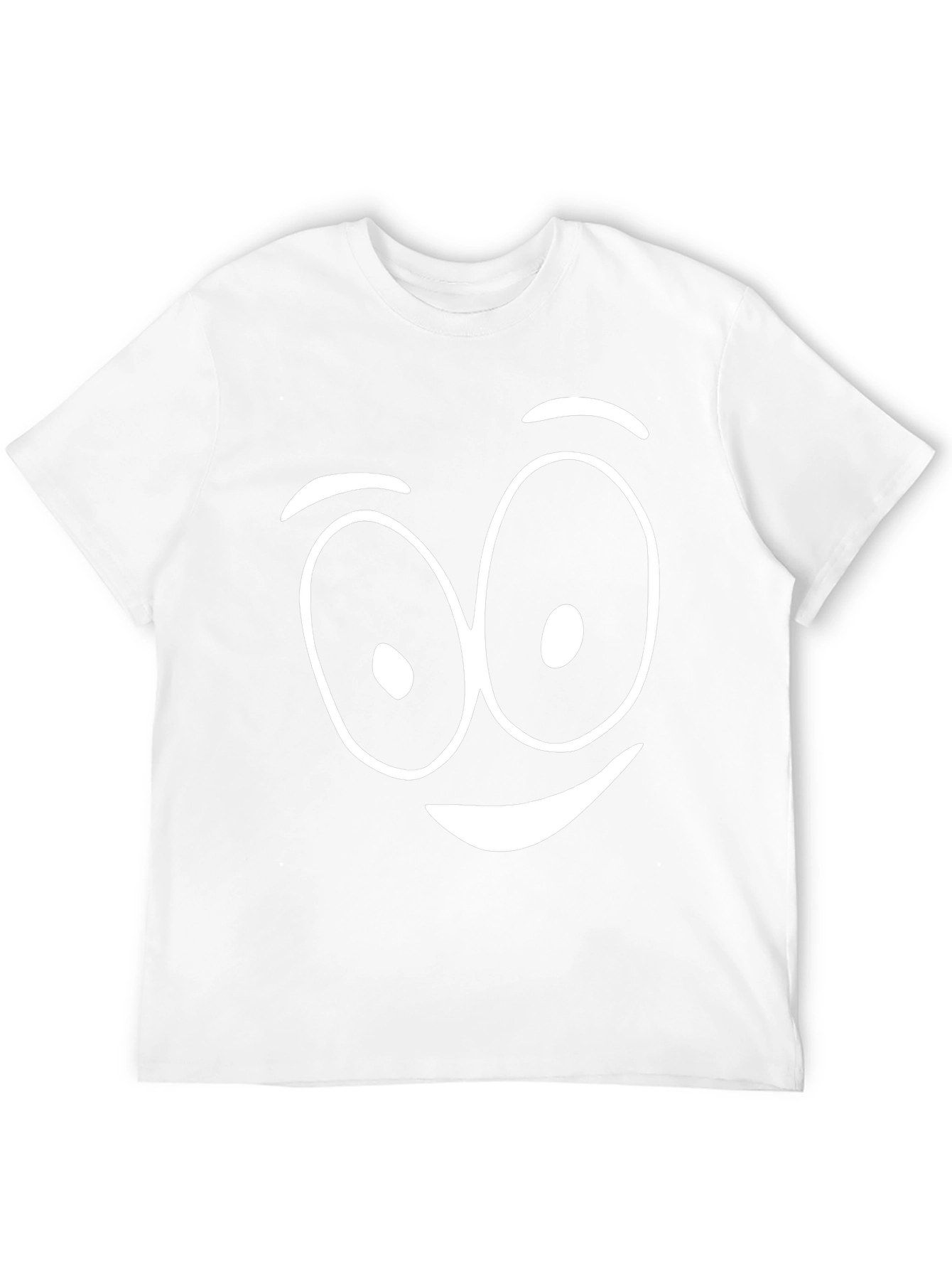Funny Face Graphic Black T-Shirt