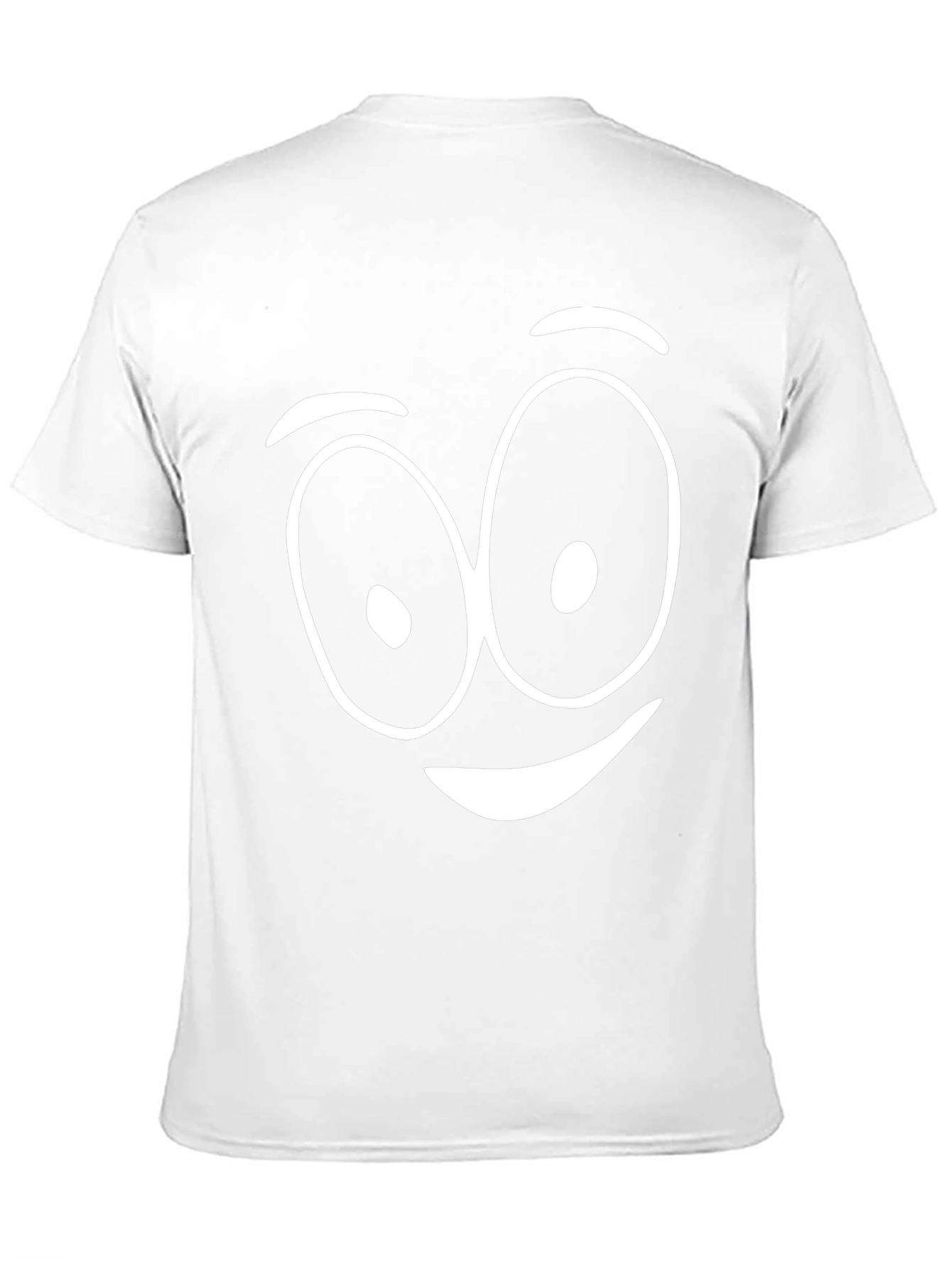 Funny Face Graphic Black T-Shirt