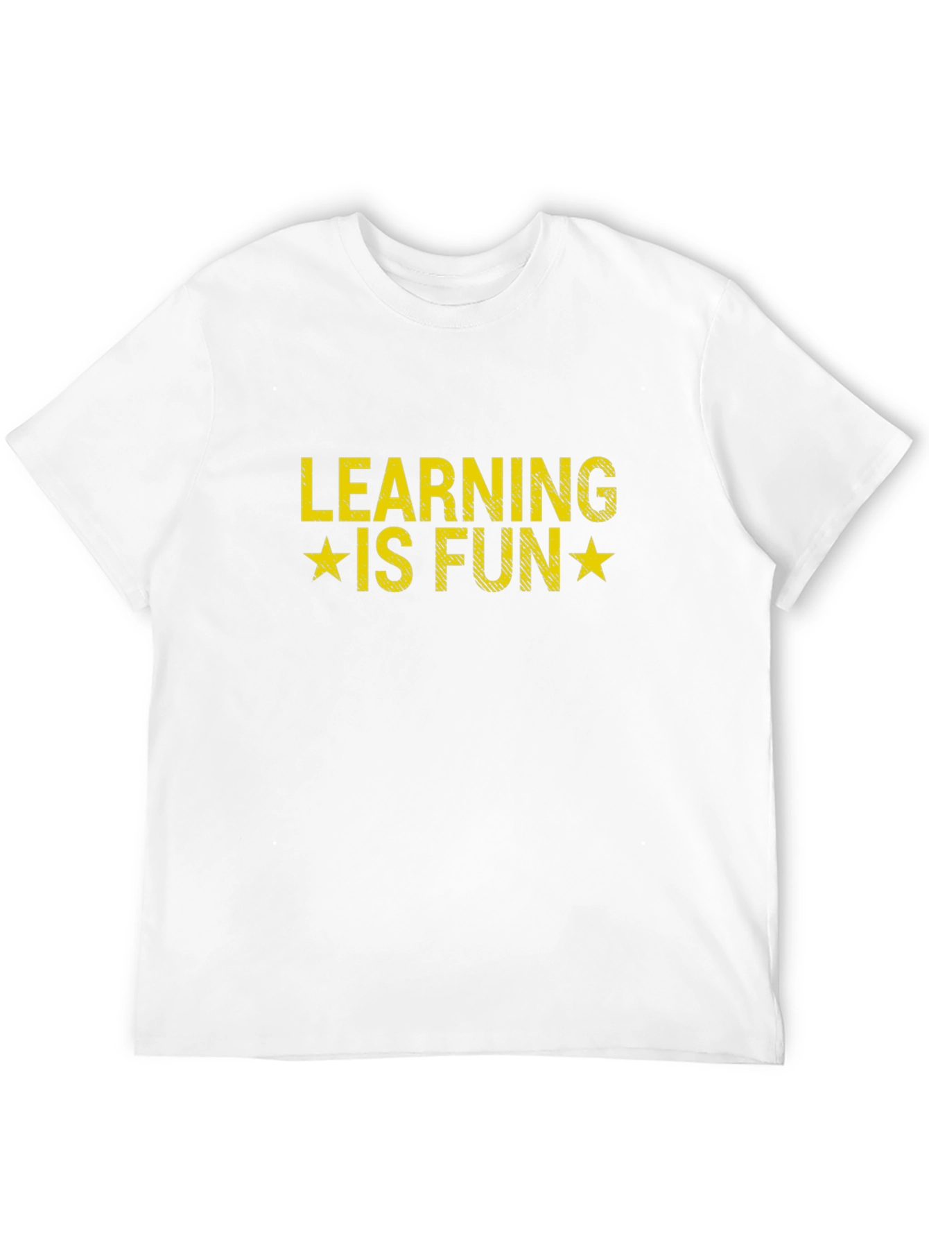 Learning is Fun Graphic T-Shirt - Black Cotton Tee