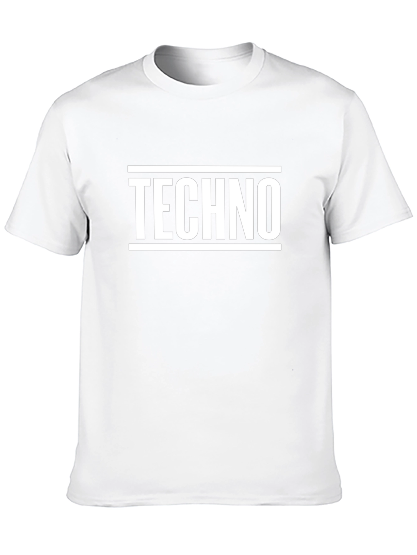Techno Graphic Tee - Bold Minimalist Design