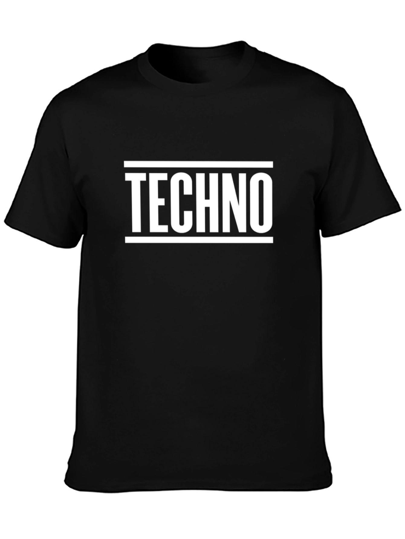 Techno Graphic Tee - Bold Minimalist Design