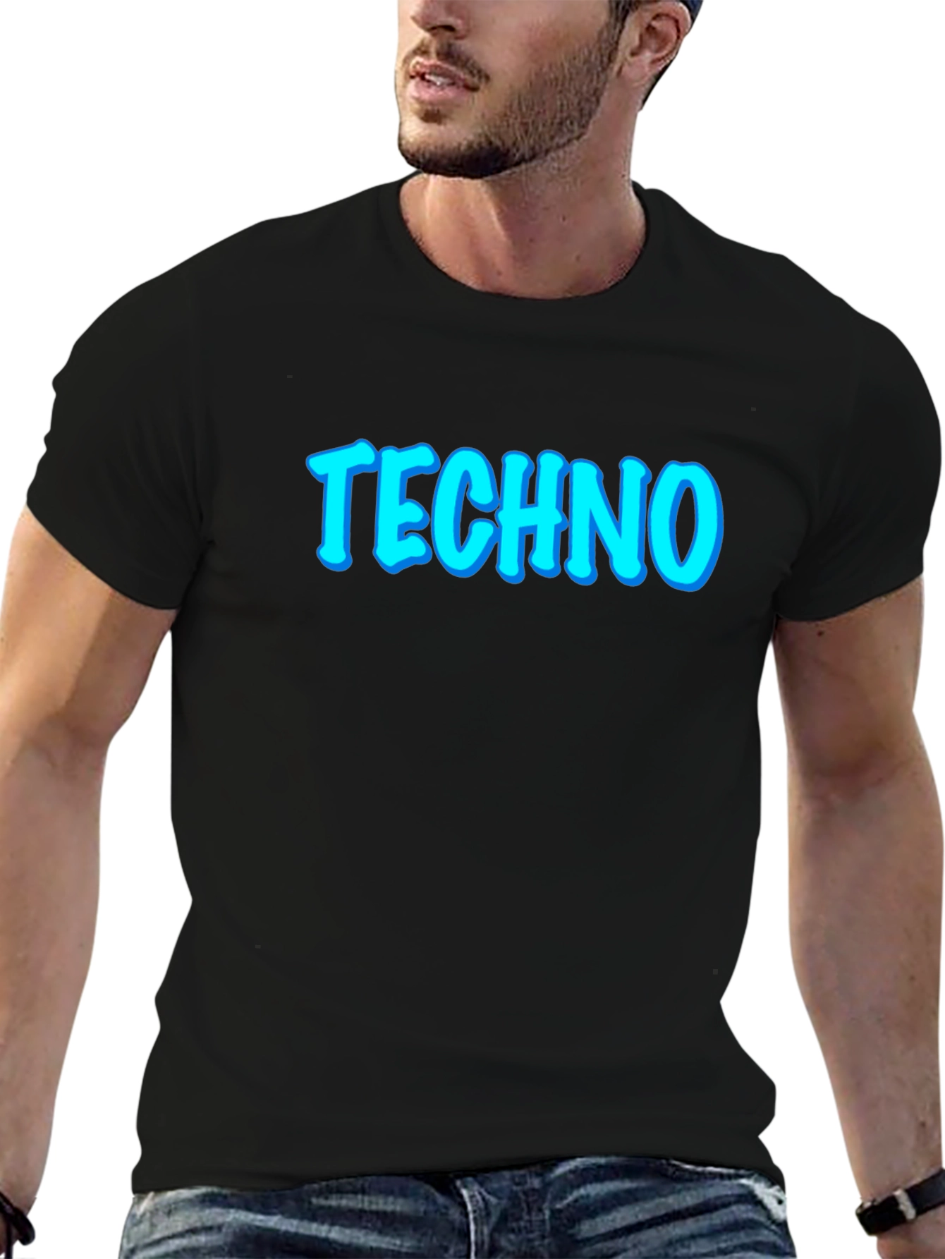 Techno T-Shirt - Bold Graphic Tee