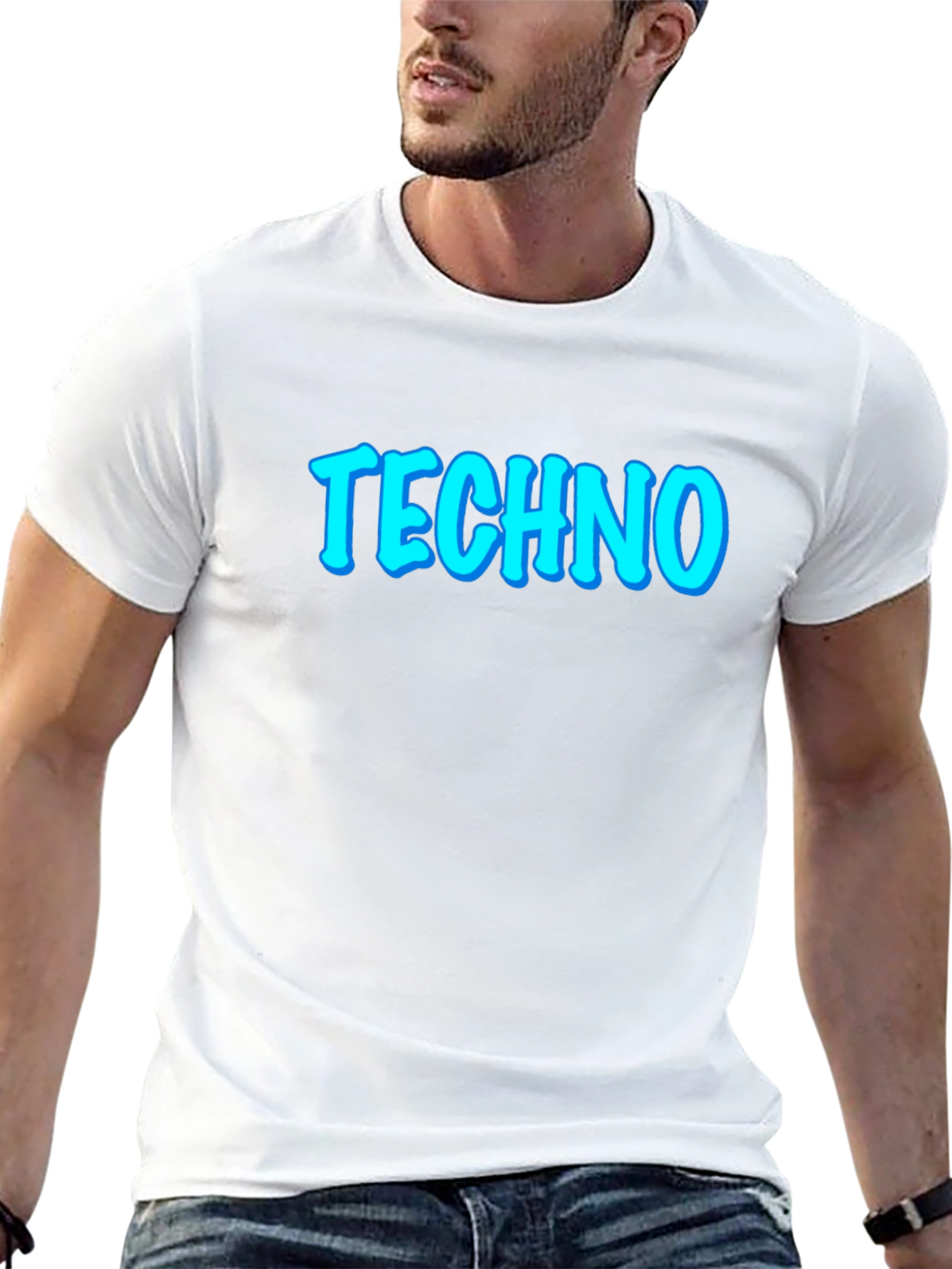 Techno T-Shirt - Bold Graphic Tee
