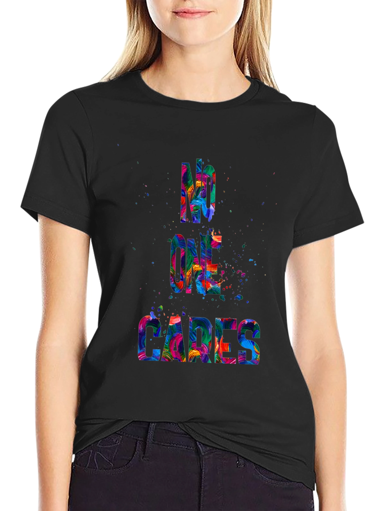 No One Cares Graphic Tee