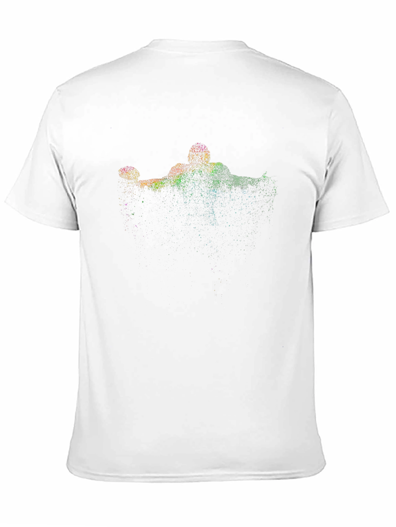 Abstract Sports Graphic Black T-Shirt