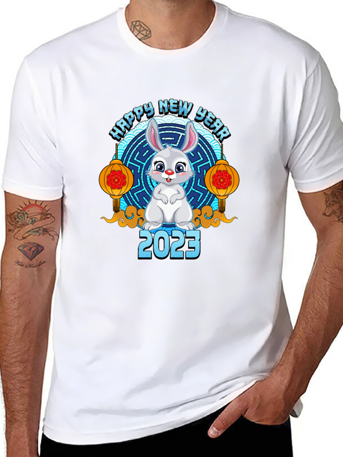 Happy New Year 2023 Rabbit T-Shirt