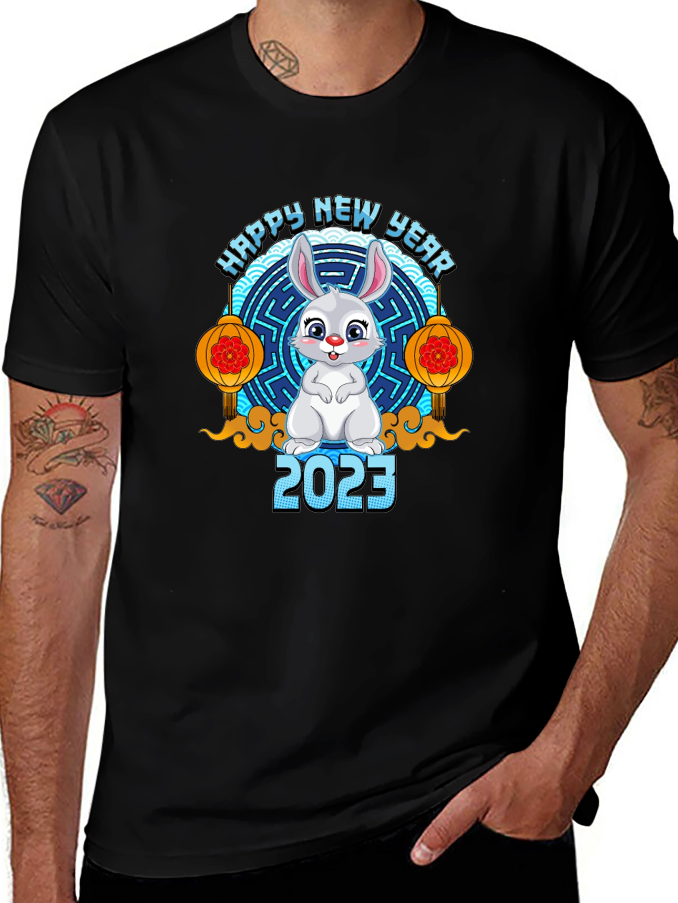 Happy New Year 2023 Rabbit T-Shirt