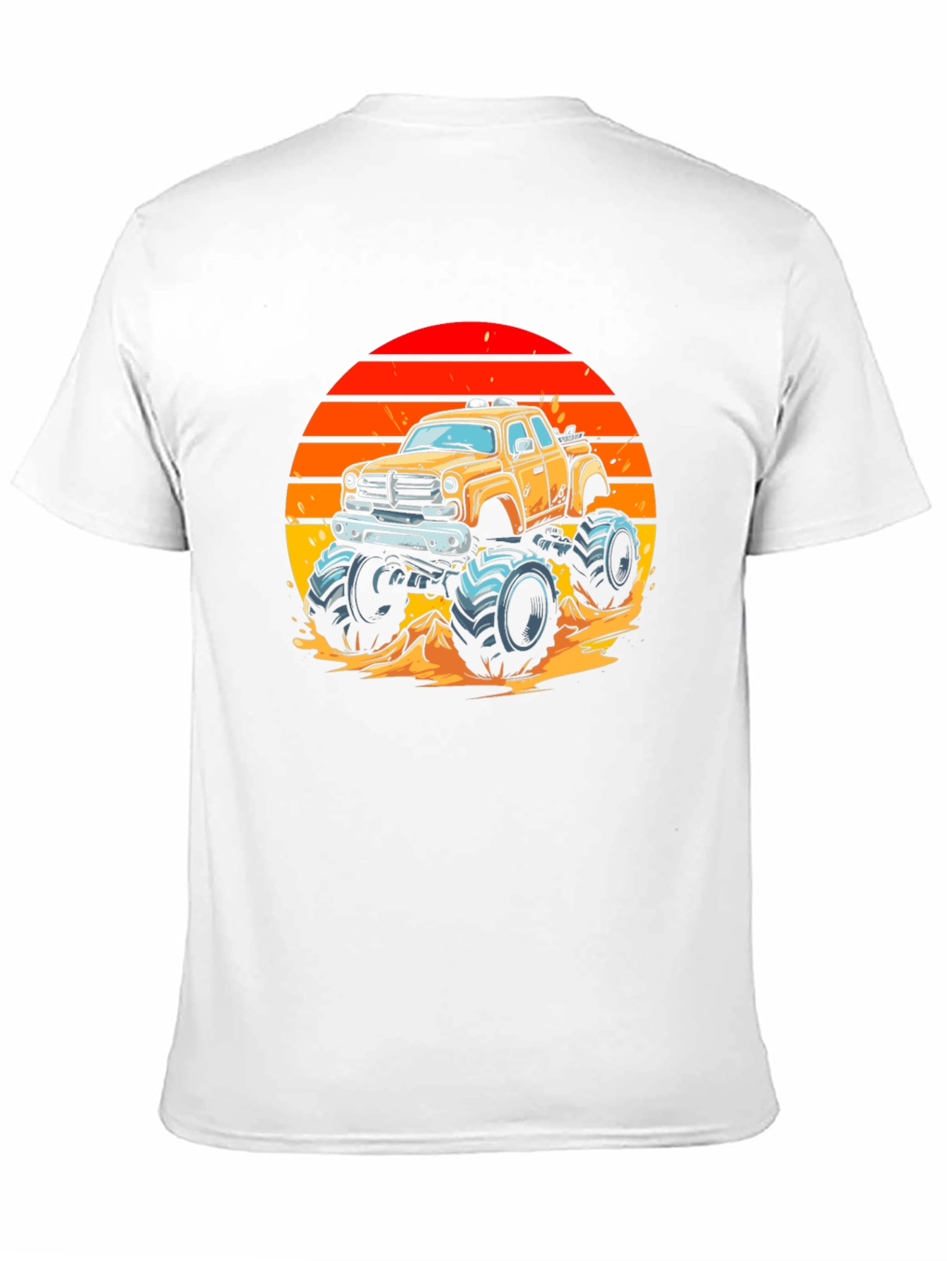 Monster Truck Sunset Graphic Tee
