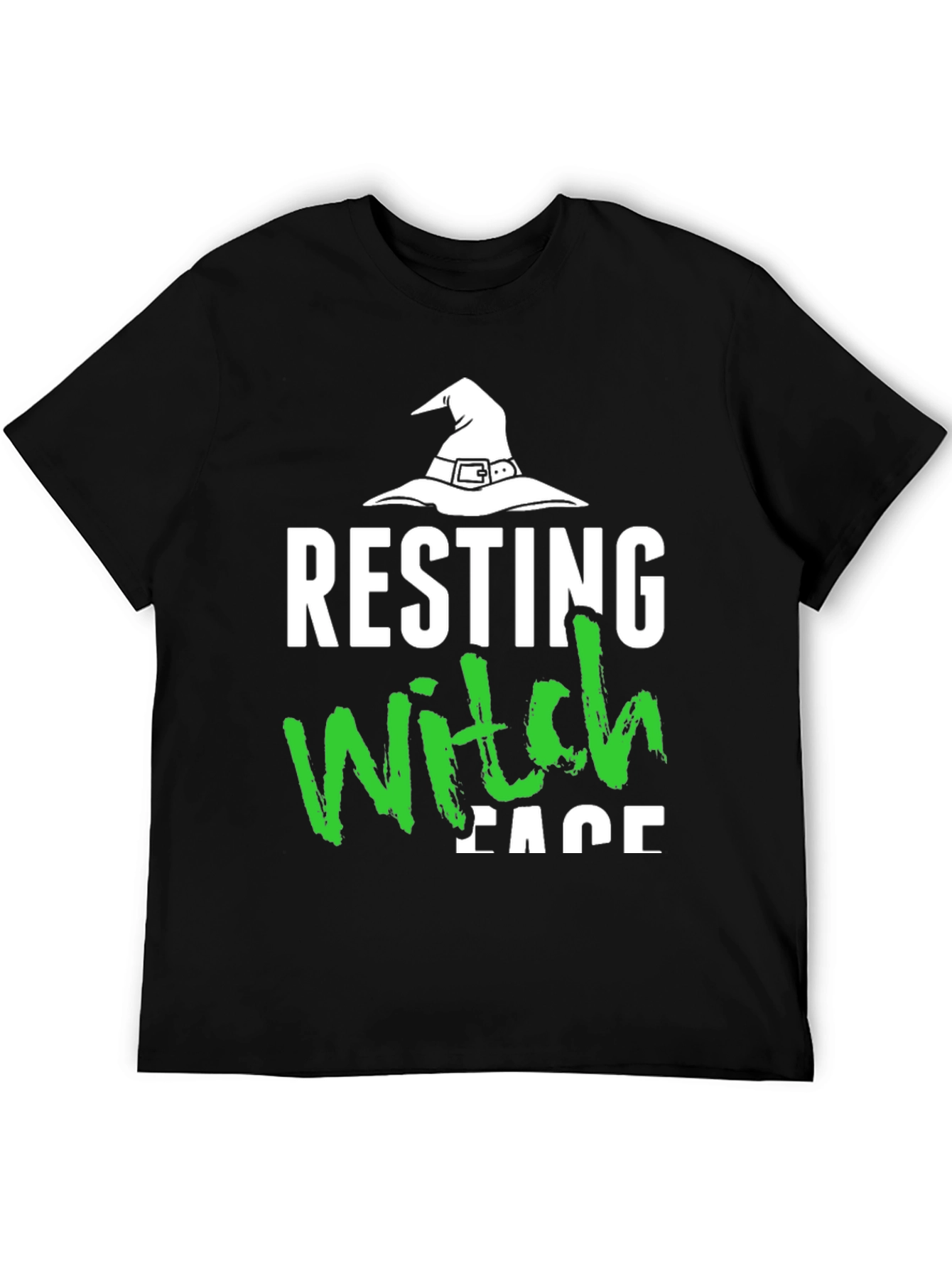 Resting Witch Face Halloween T-Shirt