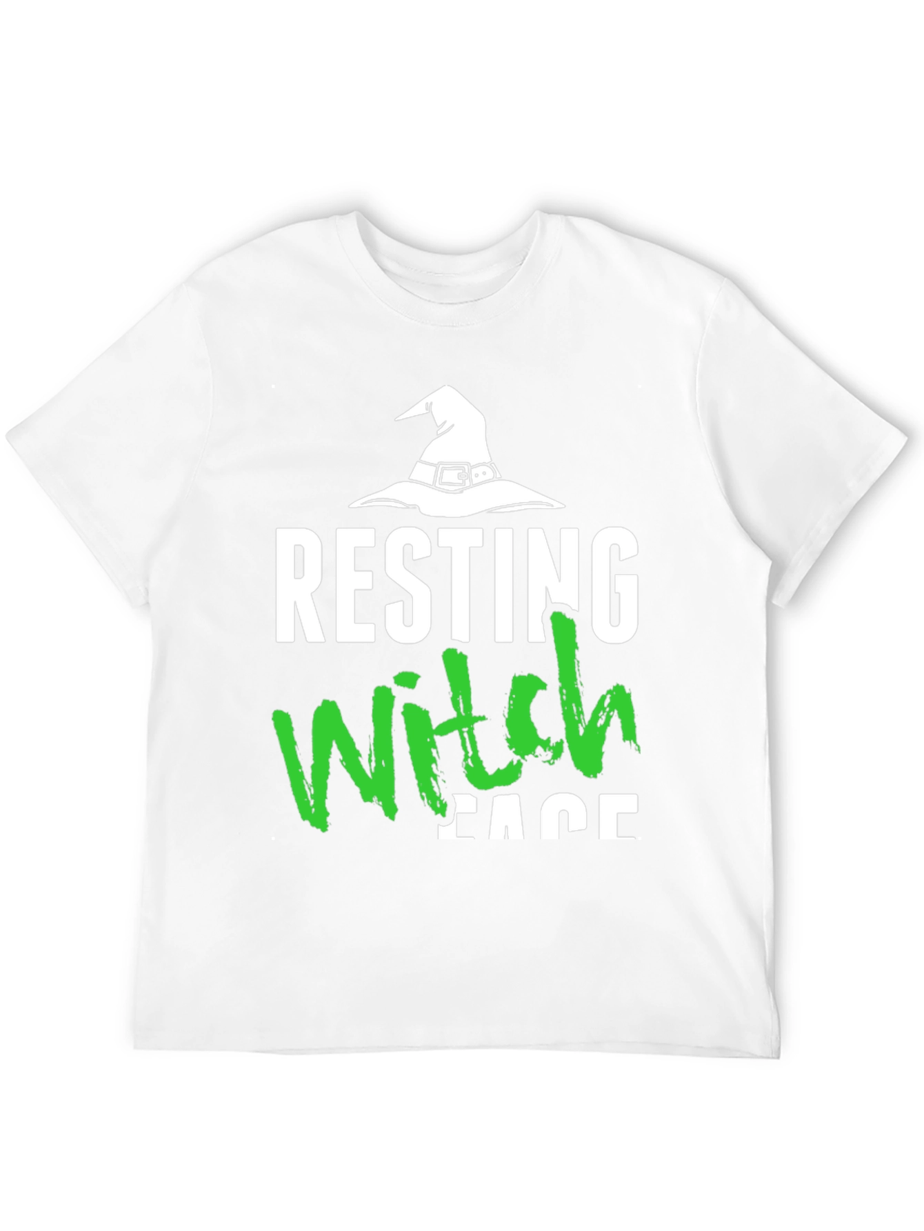Resting Witch Face Halloween T-Shirt