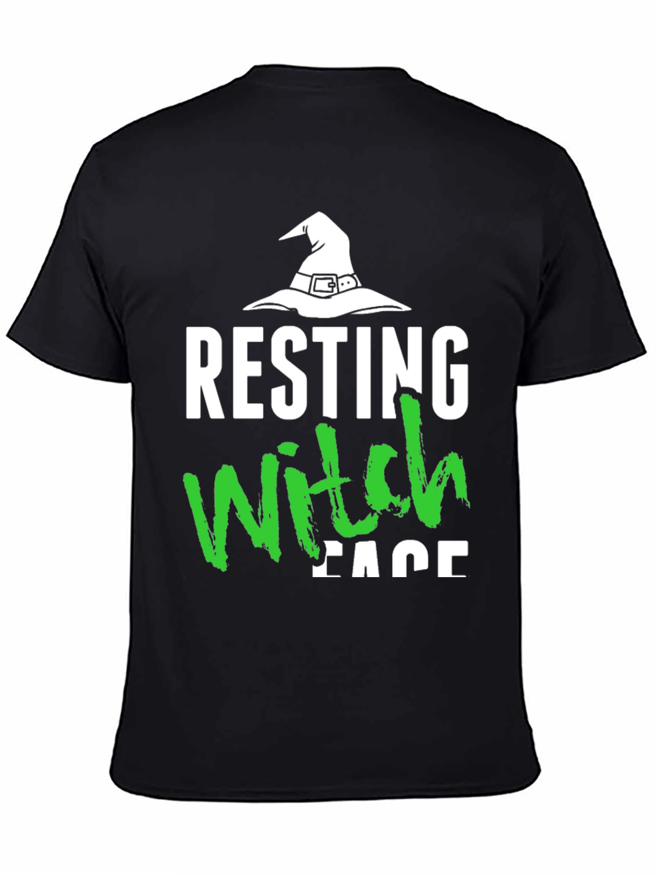 Resting Witch Face Halloween T-Shirt