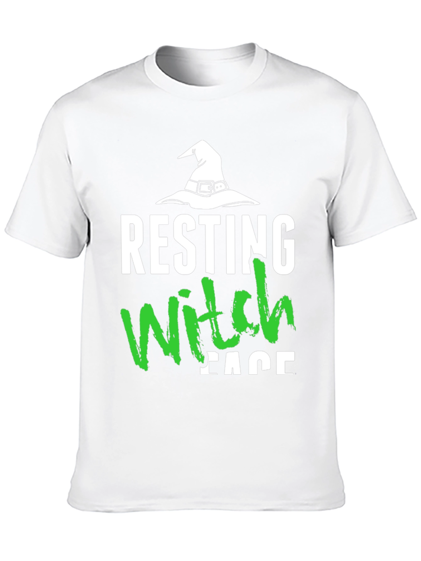 Resting Witch Face Halloween T-Shirt