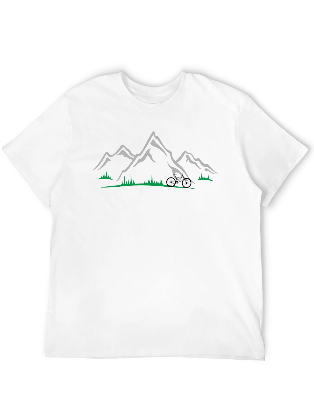Mountain Biker T-Shirt - Adventure Awaits!