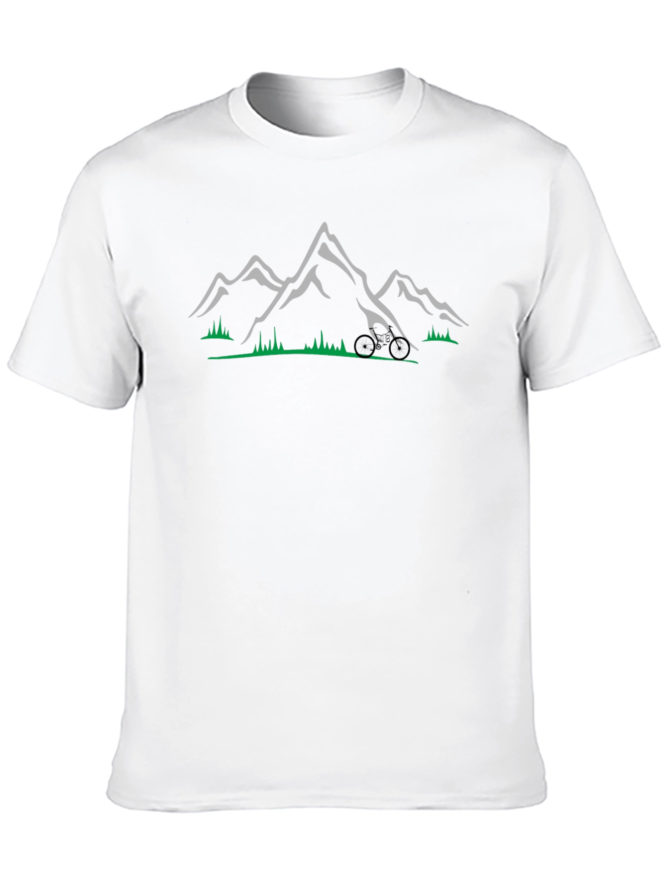 Mountain Biker T-Shirt - Adventure Awaits!