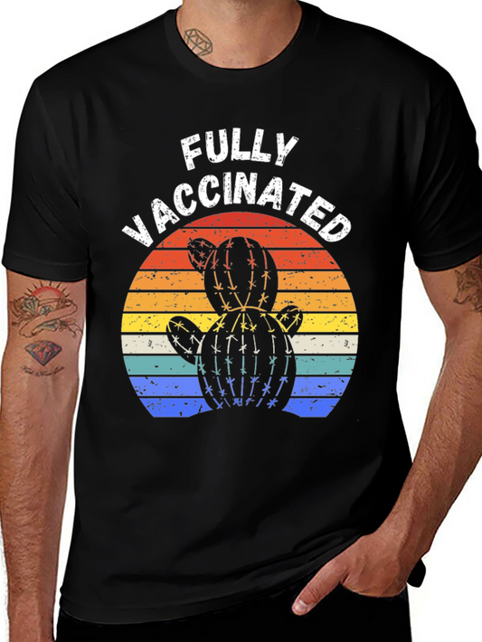 Fully Vaccinated Cactus Sunset T-Shirt
