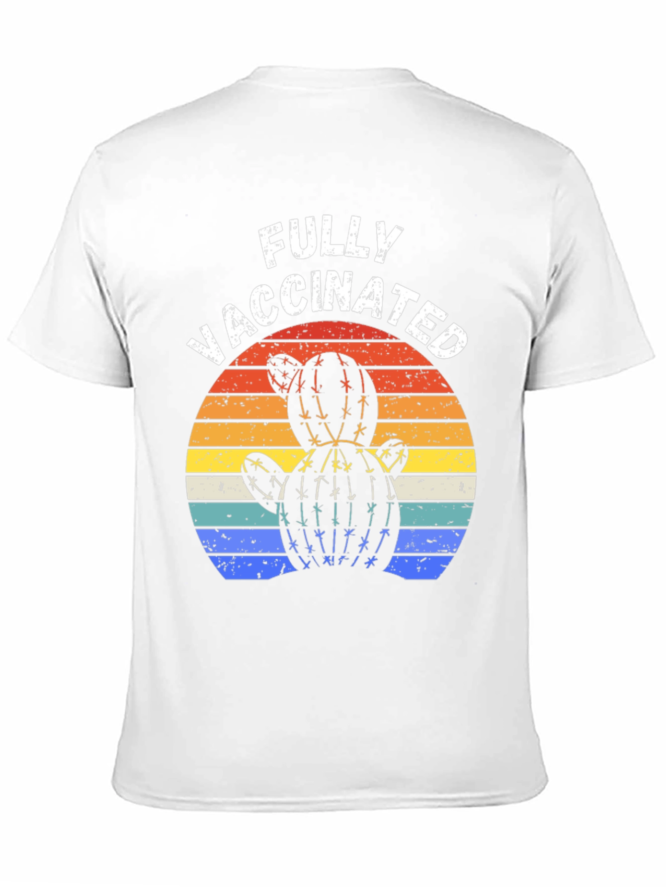 Fully Vaccinated Cactus Sunset T-Shirt