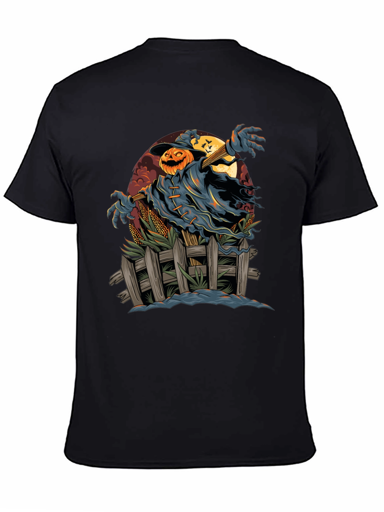 Spooky Scarecrow Halloween T-Shirt