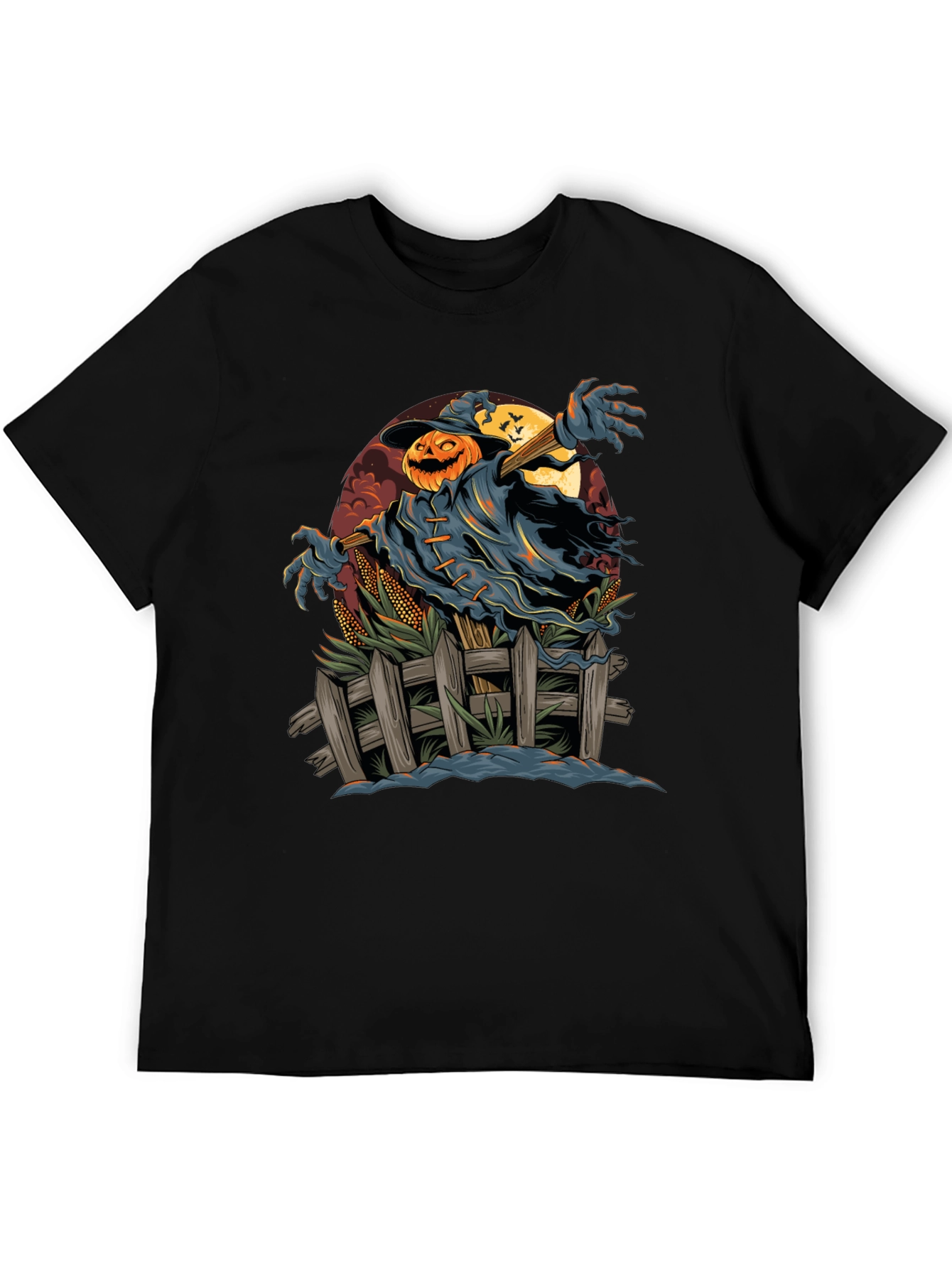 Spooky Scarecrow Halloween T-Shirt
