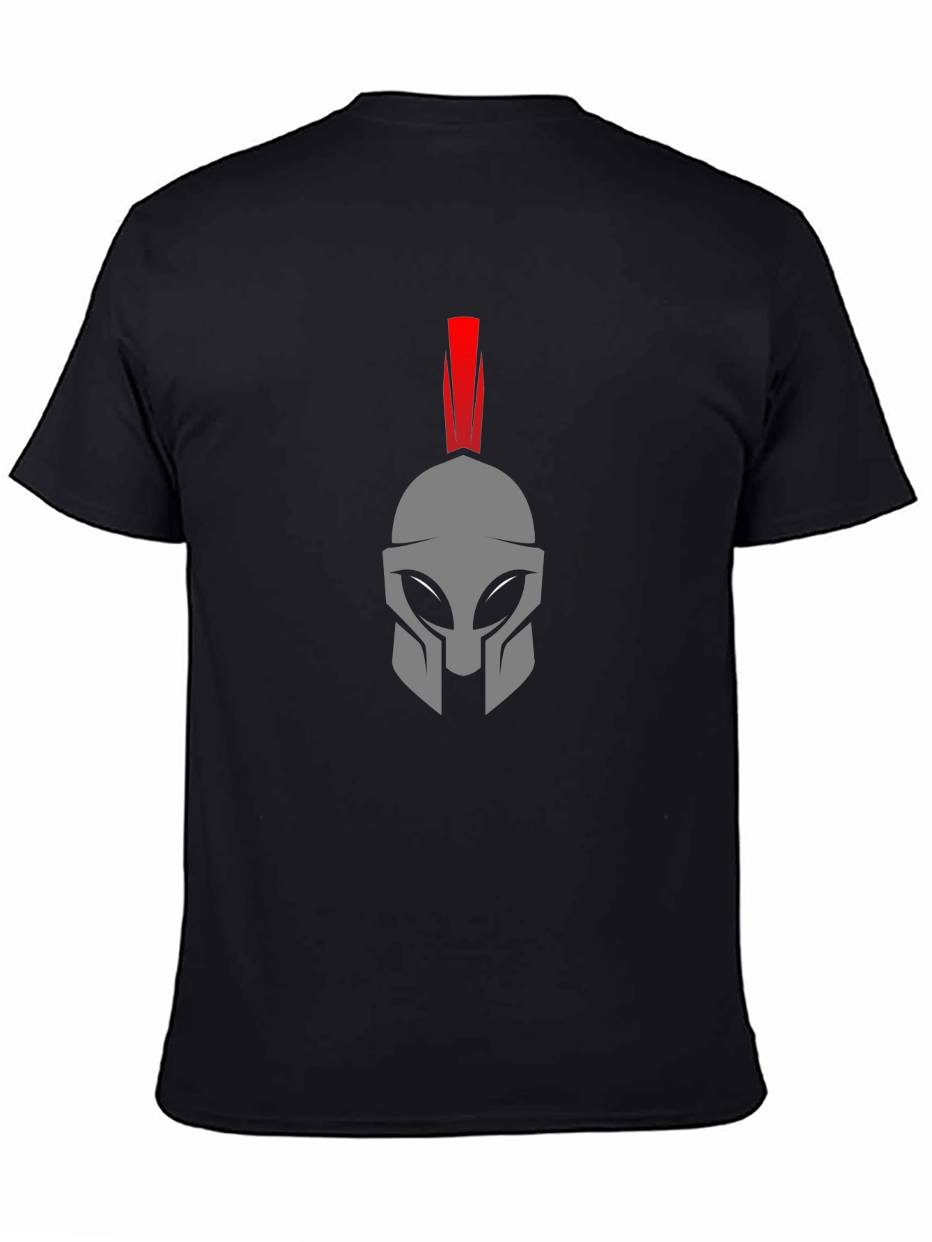 Spartan Helmet Graphic Tee - Black