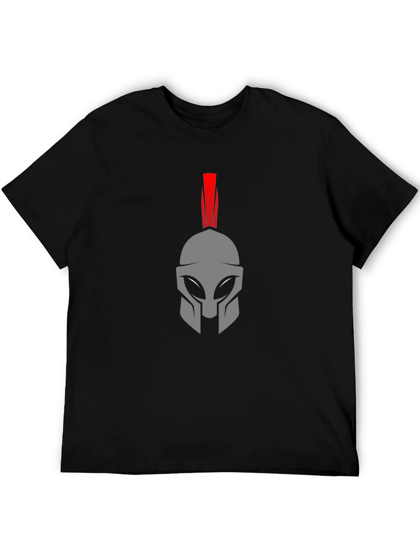Spartan Helmet Graphic Tee - Black