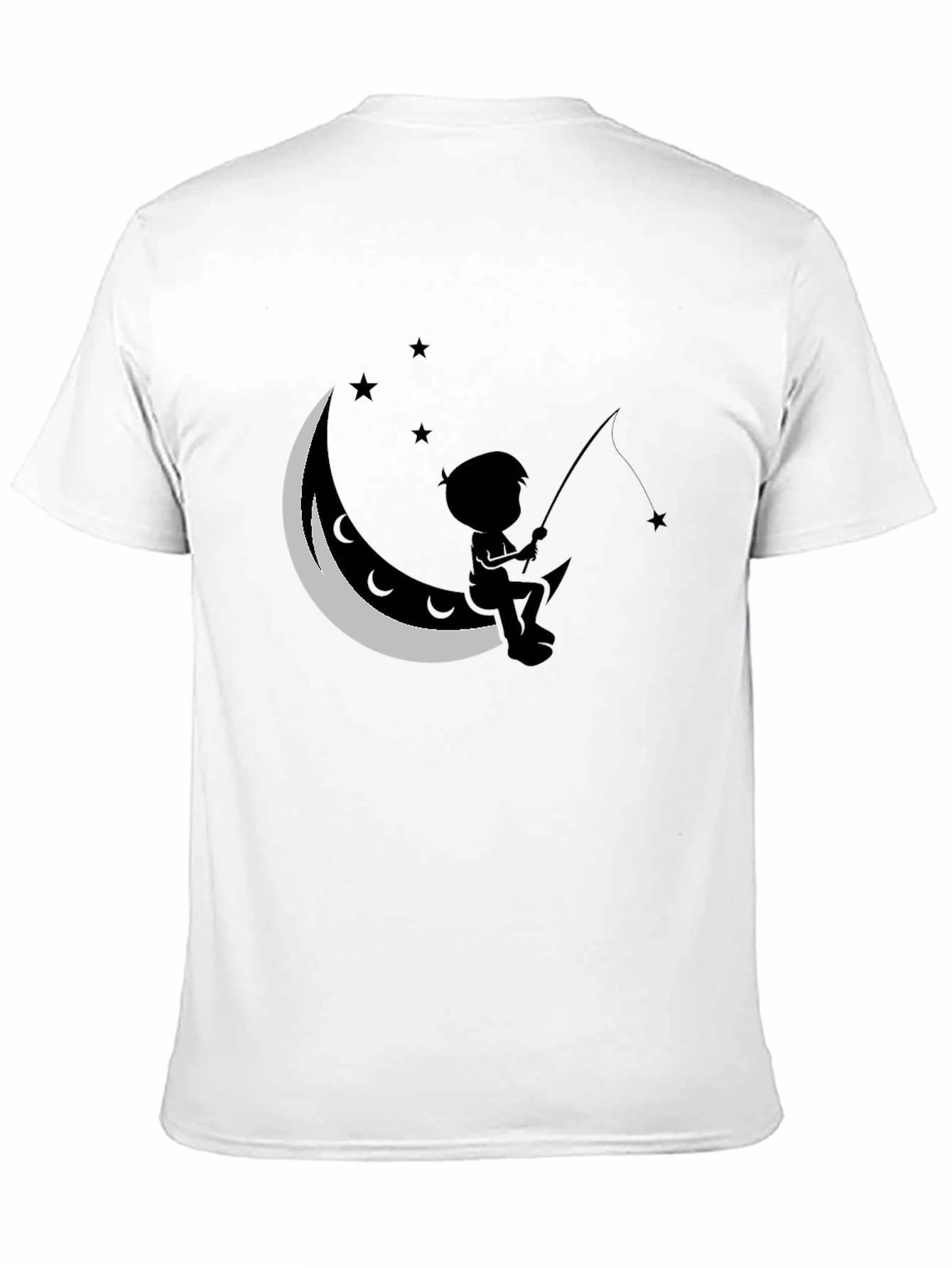 Boy Fishing on the Moon T-Shirt