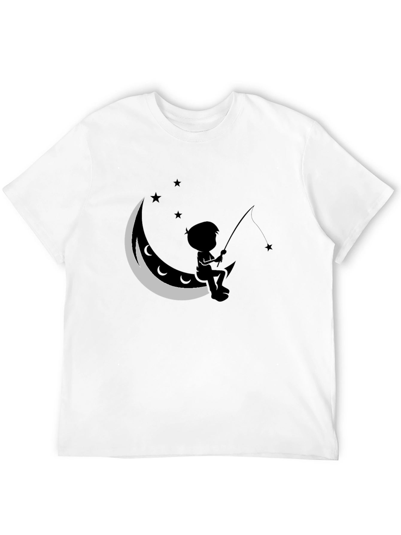 Boy Fishing on the Moon T-Shirt