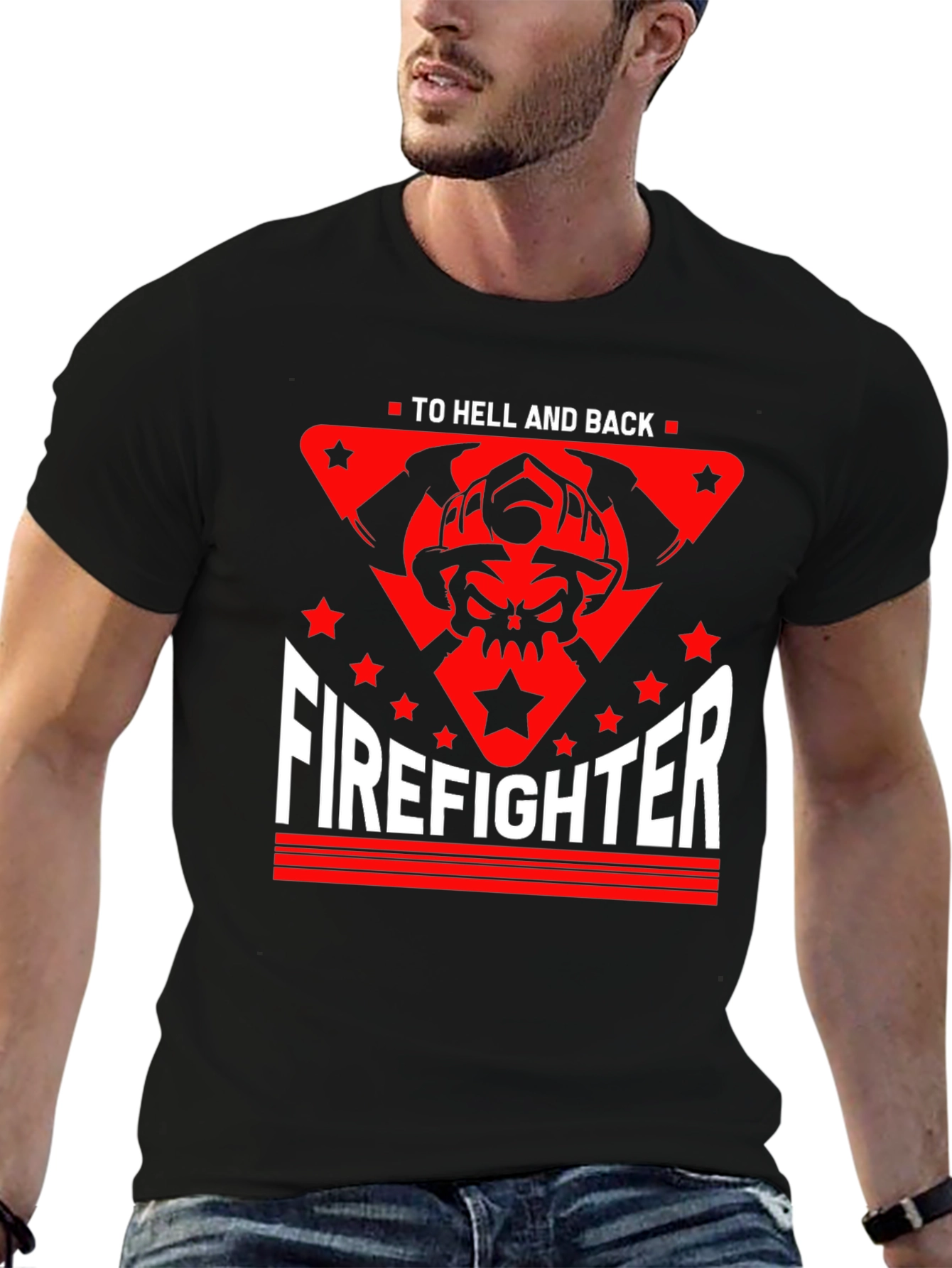 Firefighter To Hell and Back Graphic Tee