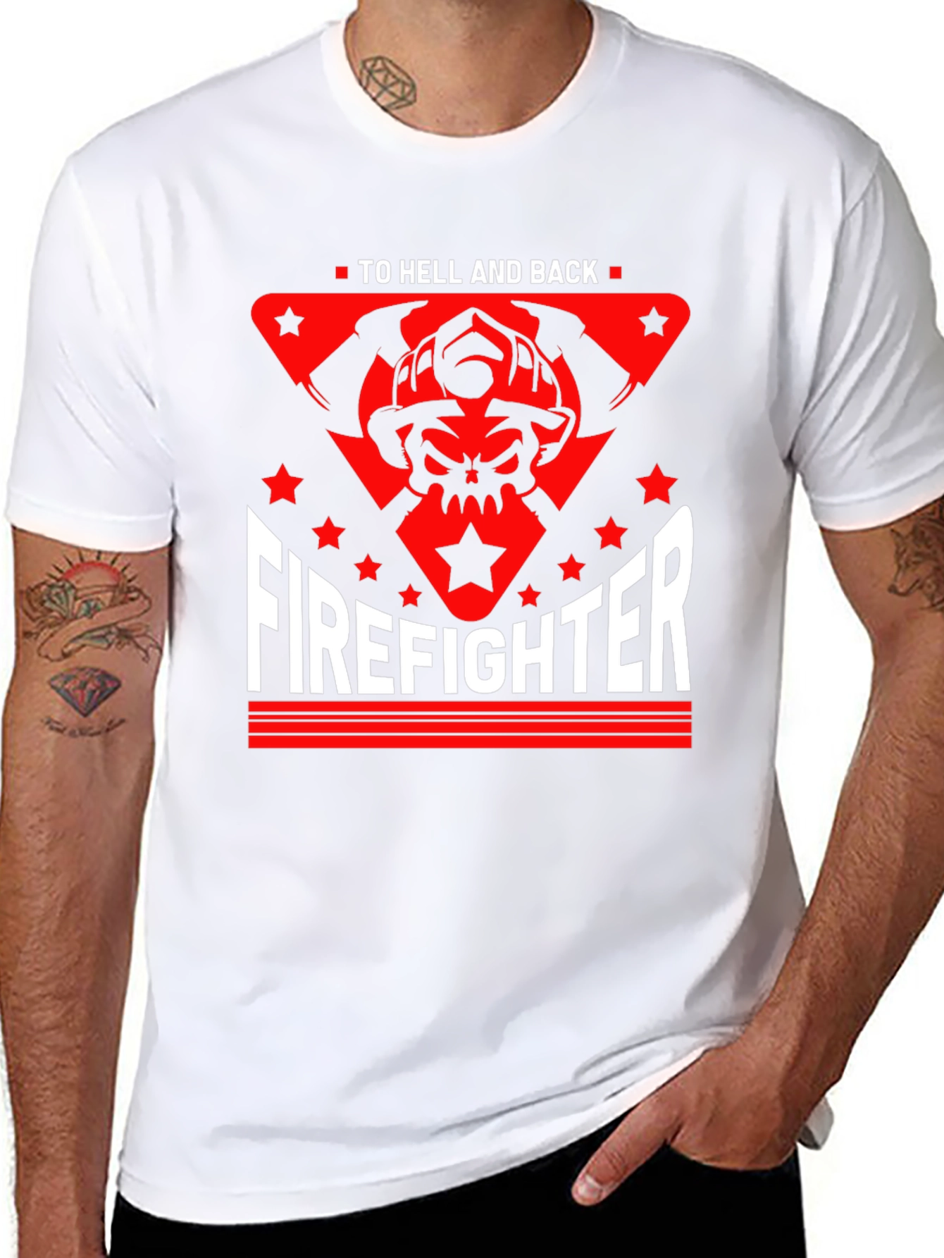 Firefighter To Hell and Back Graphic Tee